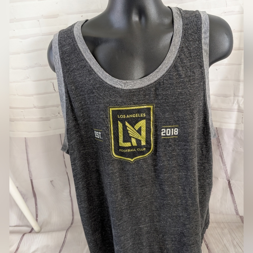 Fanatics Charcoal and Light Gray LAFC Tank